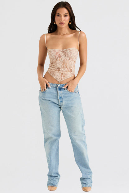 LeRoxy | legante Kanten Bustier-Top met Verfijnde Details | Luxe Lingerie