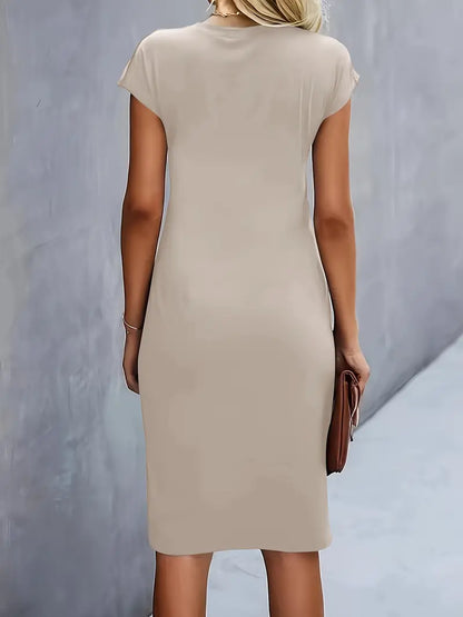 LeRoxy | Tijdloze Midi Jurk voor Dames | Elegant en Veelzijdig