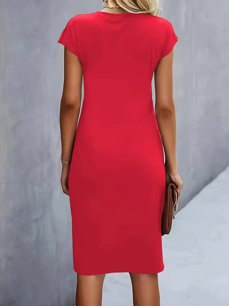 LeRoxy | Tijdloze Midi Jurk voor Dames | Elegant en Veelzijdig