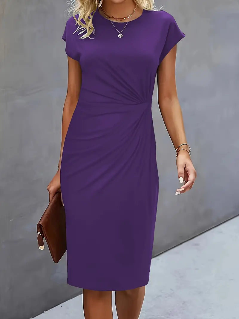 LeRoxy | Tijdloze Midi Jurk voor Dames | Elegant en Veelzijdig
