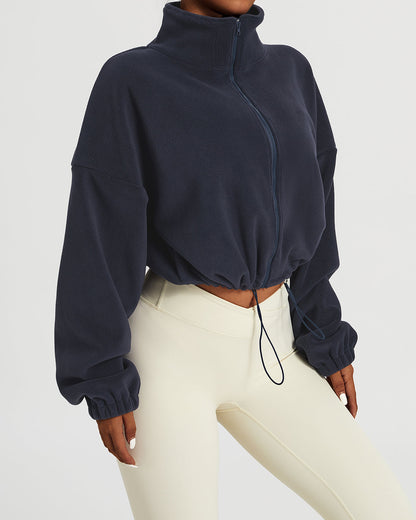 LeRoxy | Dames Cropped Pullover Trui | Blauw