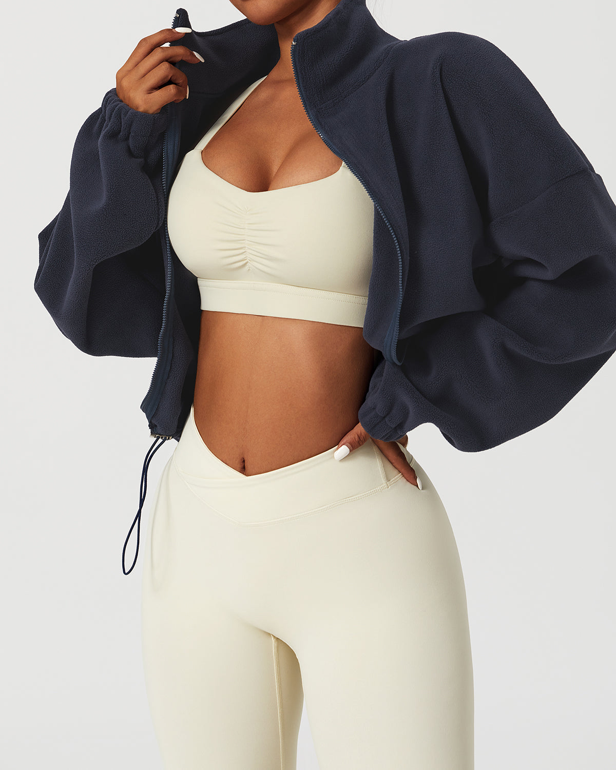 LeRoxy | Dames Cropped Pullover Trui | Blauw