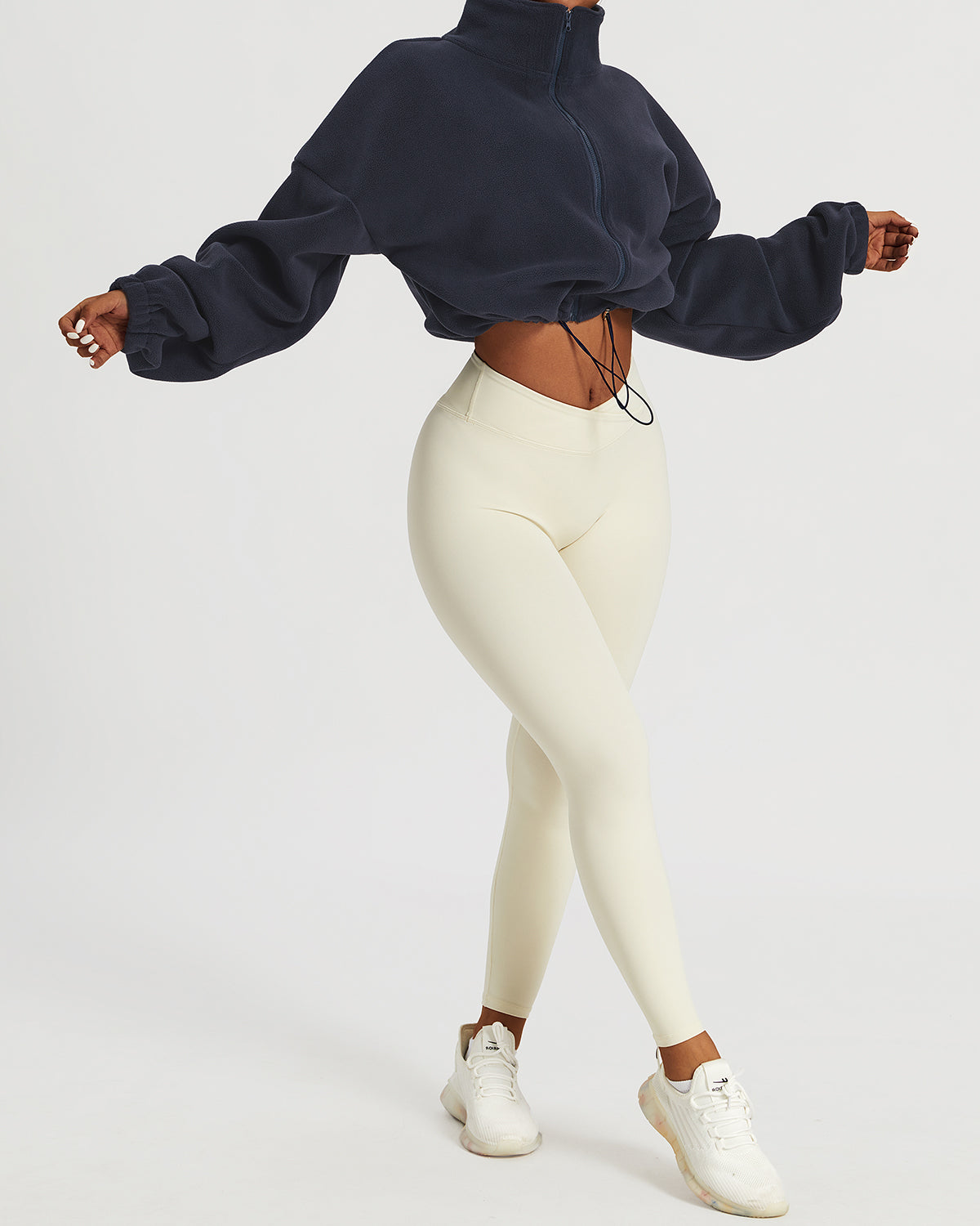 LeRoxy | Dames Cropped Pullover Trui | Blauw