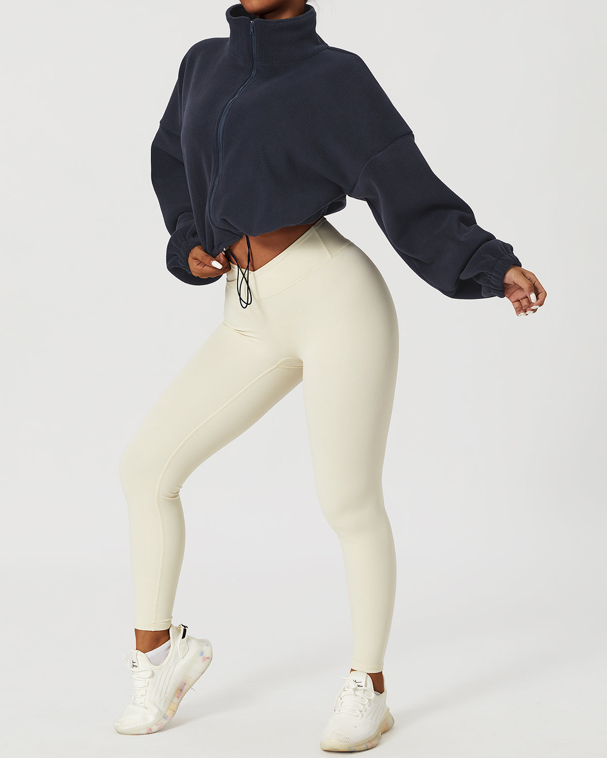 LeRoxy | Dames Cropped Pullover Trui | Blauw