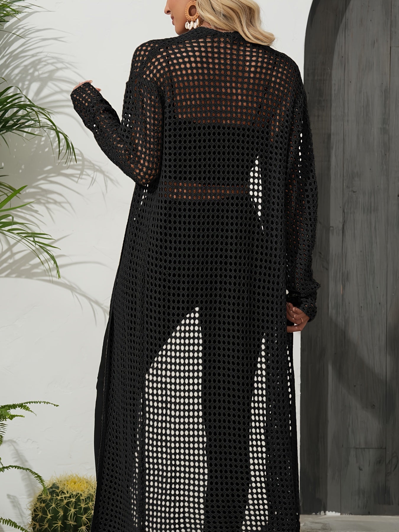 LeRoxy | Gehaakt Open Vest | Stijlvol Lente & Zomer Mode voor Dames
