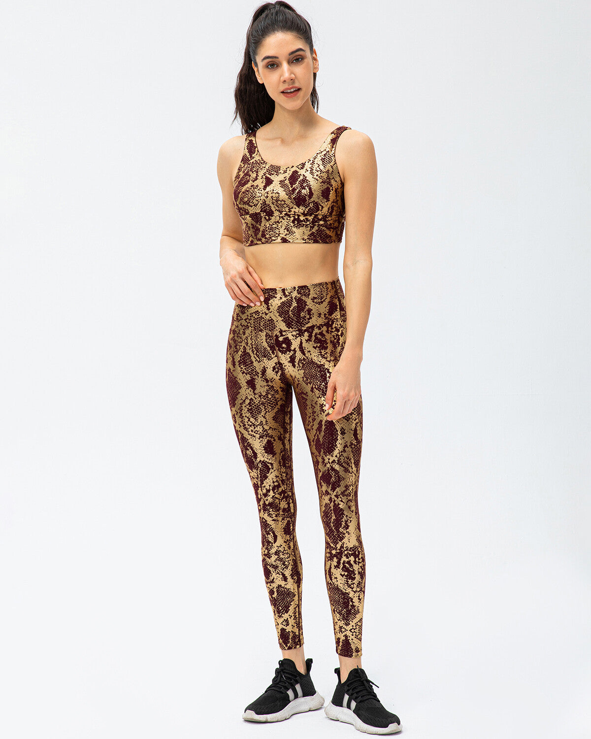 LeRoxy | Metallic Sportbeha - Bruin | Comfortabel & Stijlvol