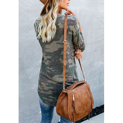 LeRoxy | Wilderness Defender | Ademend Camouflage Comfort Shirt voor Lente & Zomer Outdoor Avonturen