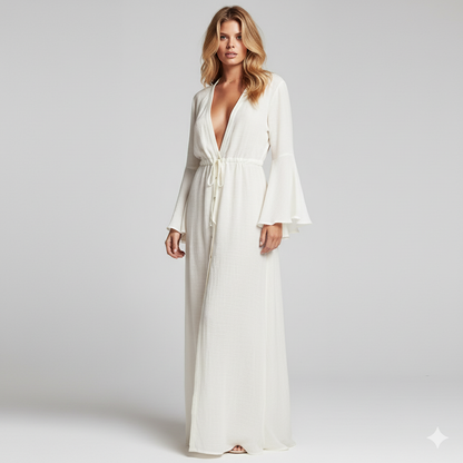 LeRoxy | Stijlvolle LeRoxy Bohemian Maxi Jurk | Comfortabel en Trendy voor Elke Gelegenheid