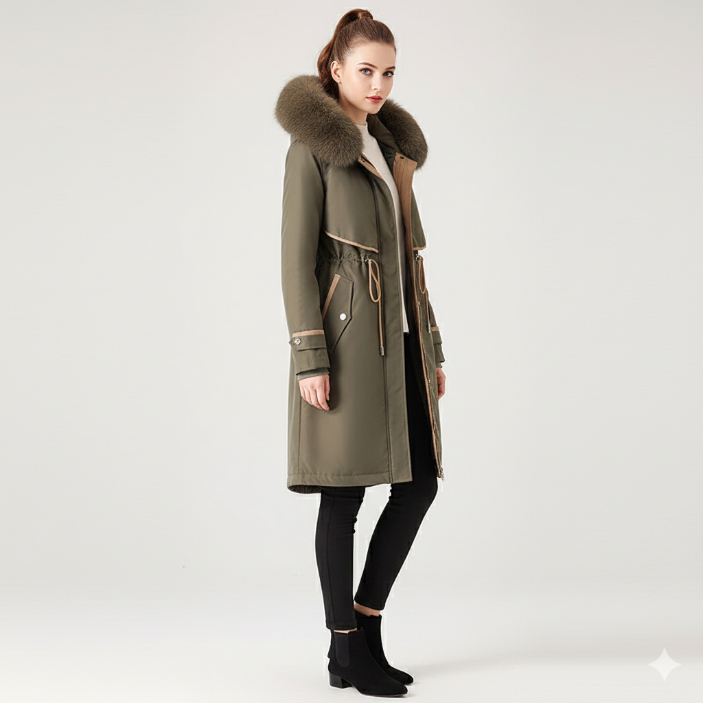 LeRoxy | Gezellige Capuchonjas voor Dames | Warme Winterjas met Capuchon