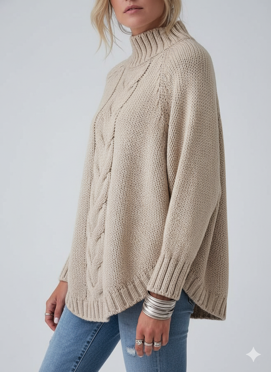 LeRoxy |Oversized Gebreide Trui | Comfortabele Damestrui