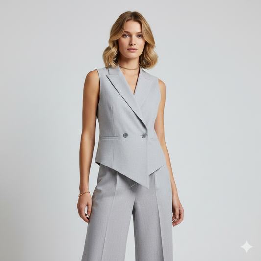 LeRoxy Jumpsuit met Reverskraag in Effen Kleur - Stijlvol en Comfortabel