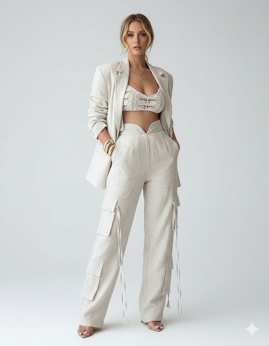LeRoxy - Elegant Tweedelig Dames Setje | Stijlvol & Trendy Outfit