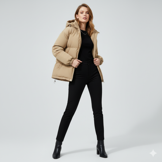 LeRoxy | Warme Winterjas met Capuchon voor Dames | Comfortabele Lange Damesjas voor de Winter