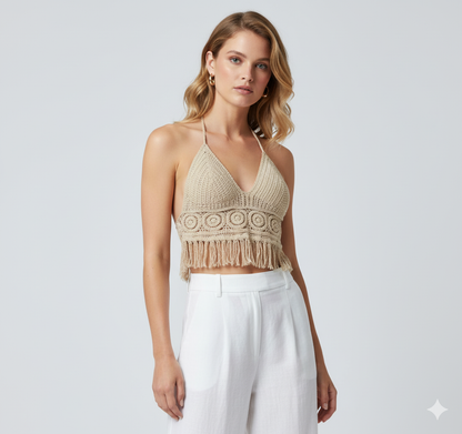 LeRoxy | Naadloze Crop Top Bra | Comfortabele Sportieve BH met Perfecte Pasvorm