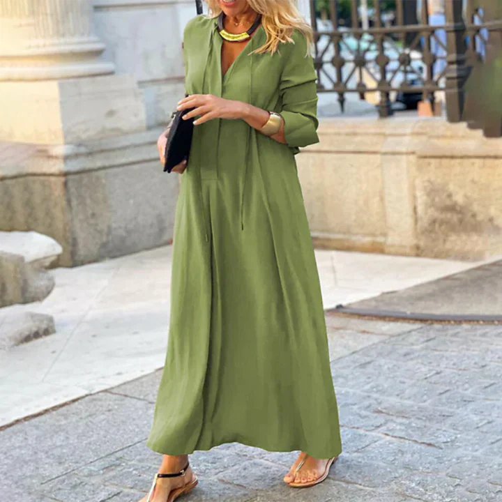 LeRoxy | Comfortabele Maxi-Jurk voor Dames | Elegant & Luchtig voor Zomer & Vakantie