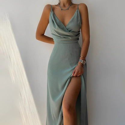 LeRoxy | Elegante Comfortabele Jurk met Hoge Split | Stijlvolle Damesjurk