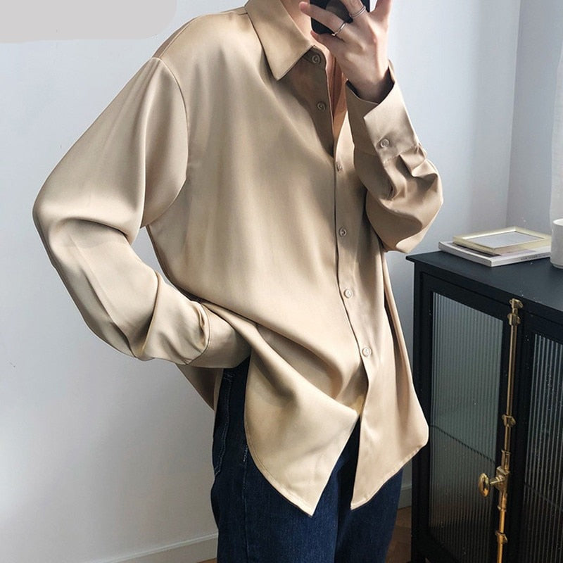 Leroxy | Satijnen Blouse voor Dames | Elegante en Luxe Top voor Elke Gelegenheid