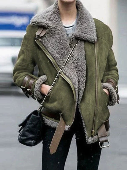 LeRoxy | Shearling Winterjas voor Dames | Warme en Stijlvolle Jas voor de Winter
