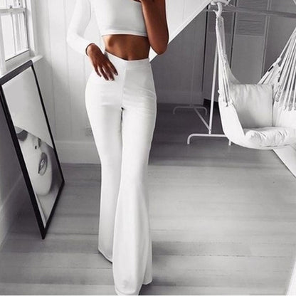 LeRoxy | Elegante Damesbroek met Hoge Taille – Rechte Pijpen & Comfortabele Pasvorm
