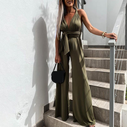LeRoxy | Stijlvolle Zomerse Jumpsuit met Tailleband | Perfect voor de Zomer