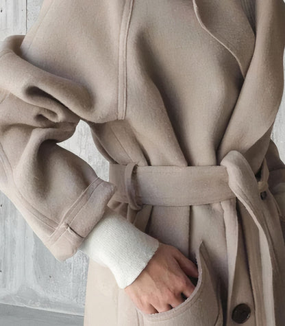 LeRoxy | Lange Wollen Jas voor Dames | Stijlvolle & Warme Winterjas | LeRoxy Collectie