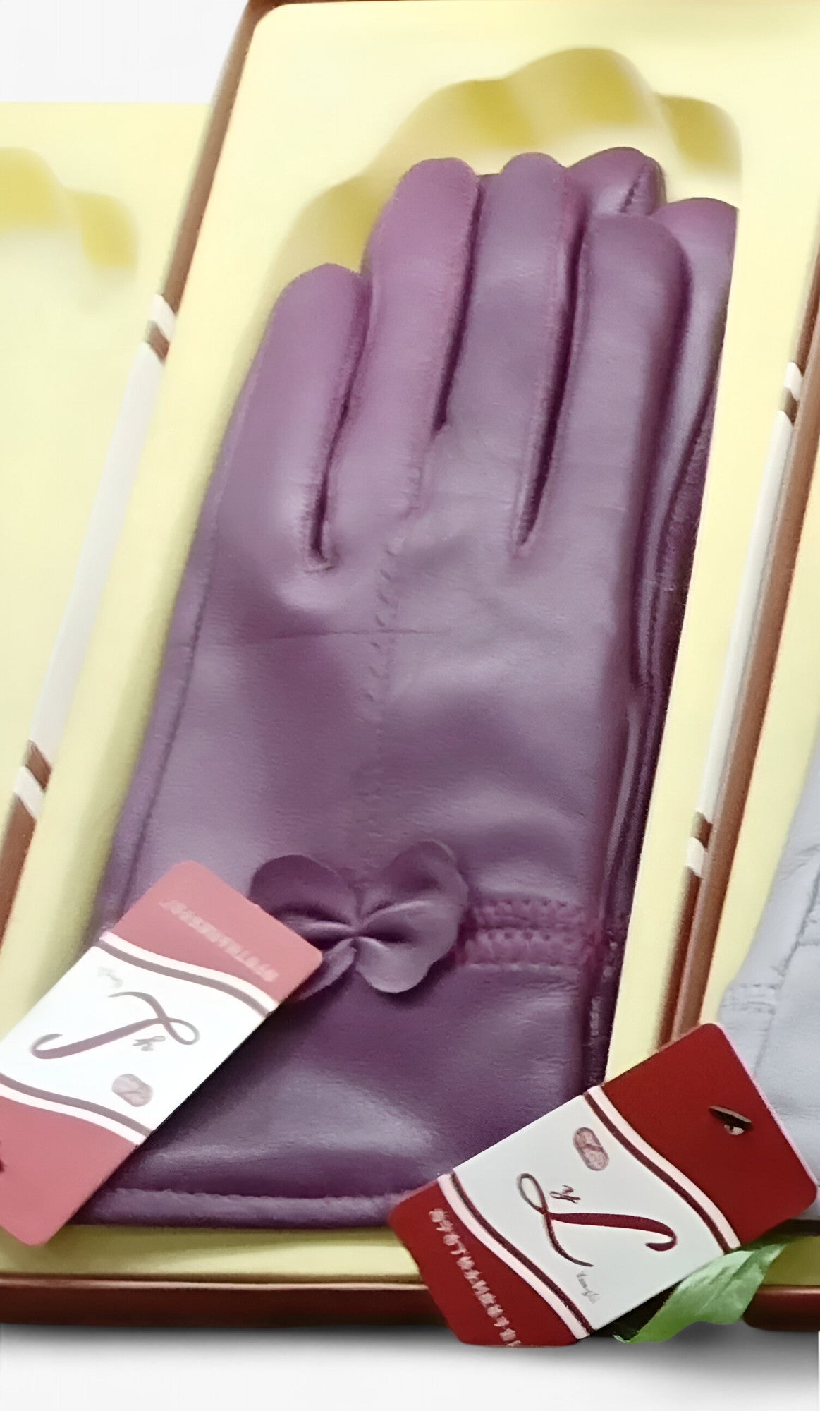 LeRoxy | Luxe Leren Handschoenen voor Dames | Warme en Elegante Winterhandschoenen
