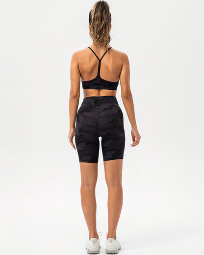 LeRoxy | Camo Korte Broek | Zwart: Stijlvolle en Comfortabele Camo Korte Broek voor Mannen