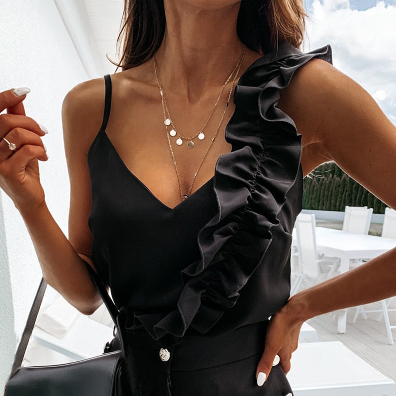 LeRoxy | Top  | Vrouwelijke & Speelse Blouse voor Elke Gelegenheid