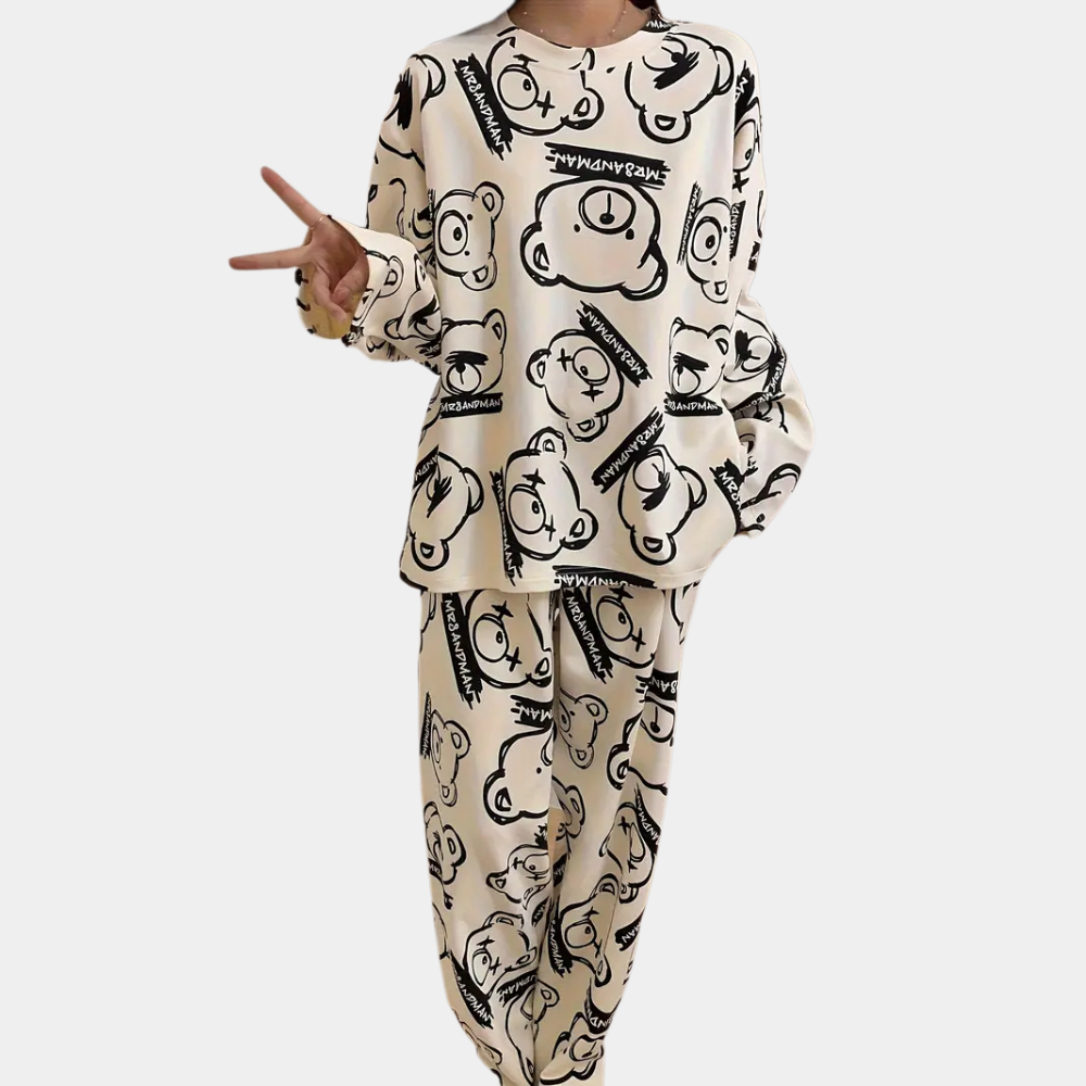 LeRoxy | Moderne Nachtkledingset voor Dames | Comfortabele en Stijlvolle Pyjama's