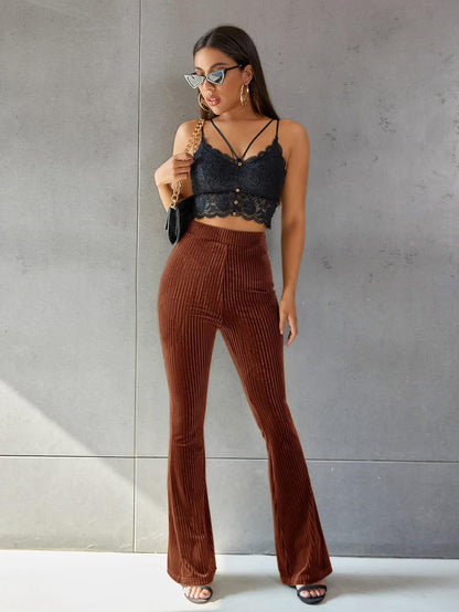 LeRoxy- Stijlvolle Dames Corduroy Broek - Comfort en Mode in Één