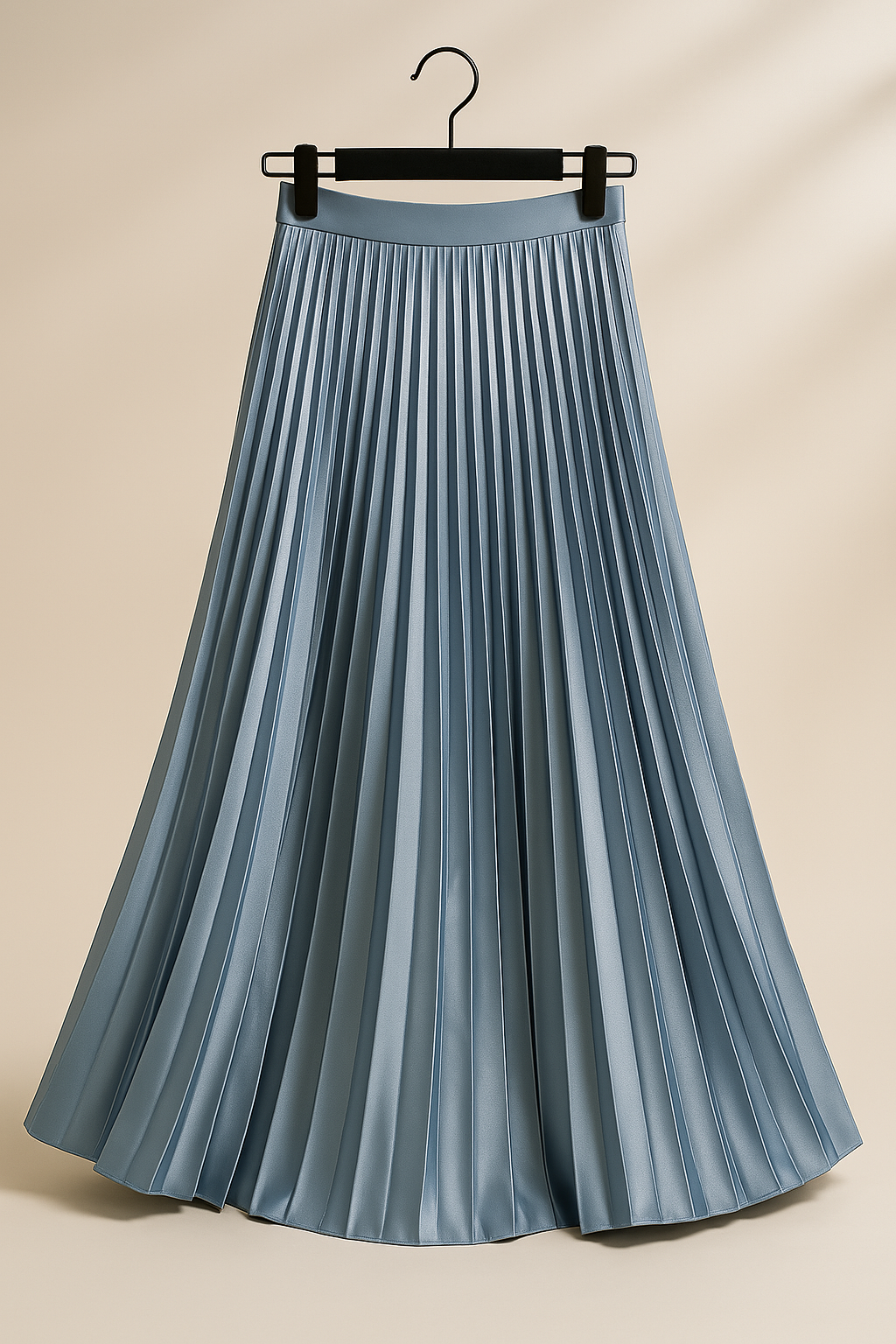 LeRoxy | Satijnen Plissérok voor Dames | Hoge Taille – Elegant en Lichtglanzend