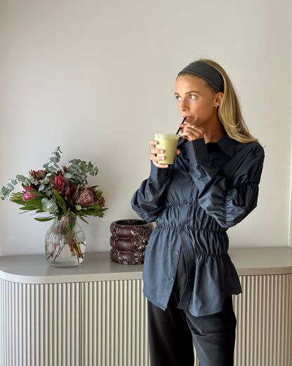 LeRoxy | Stijlvolle LILO Scrunched Blouse|  Perfecte Top voor Elke Gelegenheid