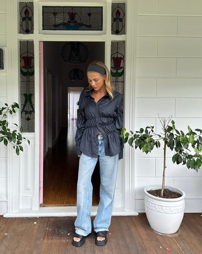 LeRoxy | Stijlvolle LILO Scrunched Blouse|  Perfecte Top voor Elke Gelegenheid