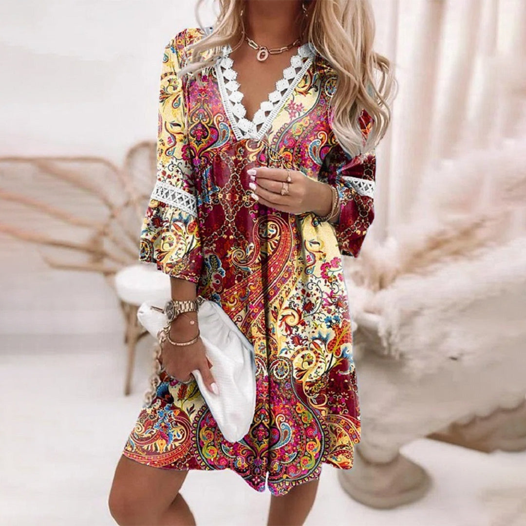LeRoxy | Korte Zomerjurk voor Dames | Stijlvolle en Comfortabele Zomeroutfit