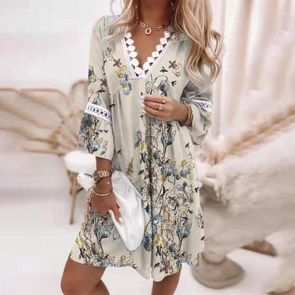 LeRoxy | Korte Zomerjurk voor Dames | Stijlvolle en Comfortabele Zomeroutfit