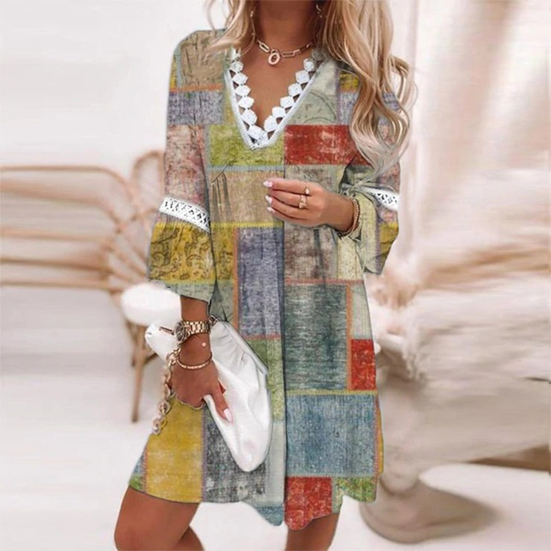 LeRoxy | Korte Zomerjurk voor Dames | Stijlvolle en Comfortabele Zomeroutfit