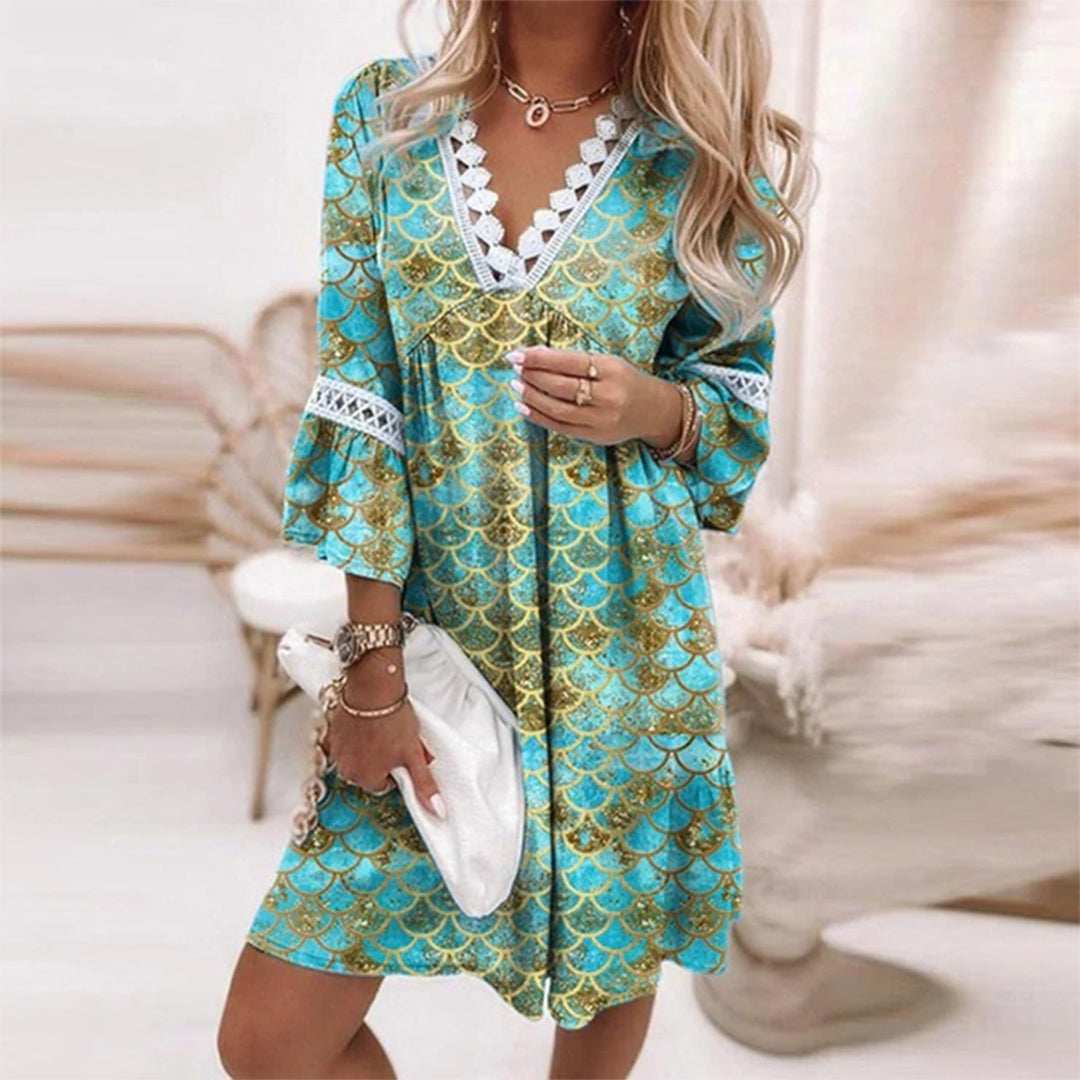 LeRoxy | Korte Zomerjurk voor Dames | Stijlvolle en Comfortabele Zomeroutfit