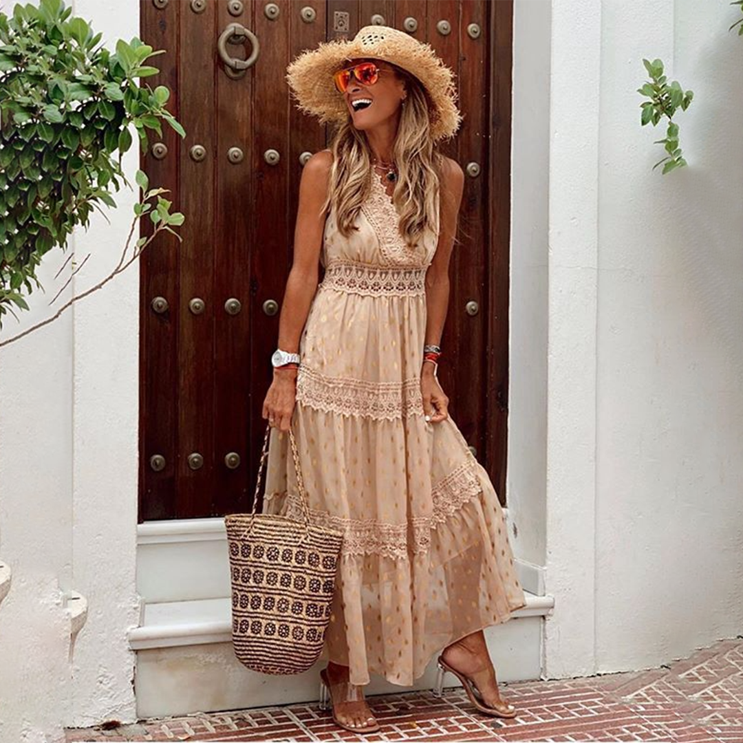LeRoxy | Maxi Jurk voor Dames | Stijlvolle en Comfortabele Zomerjurk