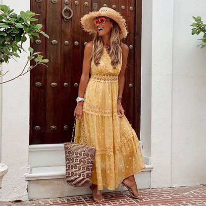 LeRoxy | Maxi Jurk voor Dames | Stijlvolle en Comfortabele Zomerjurk