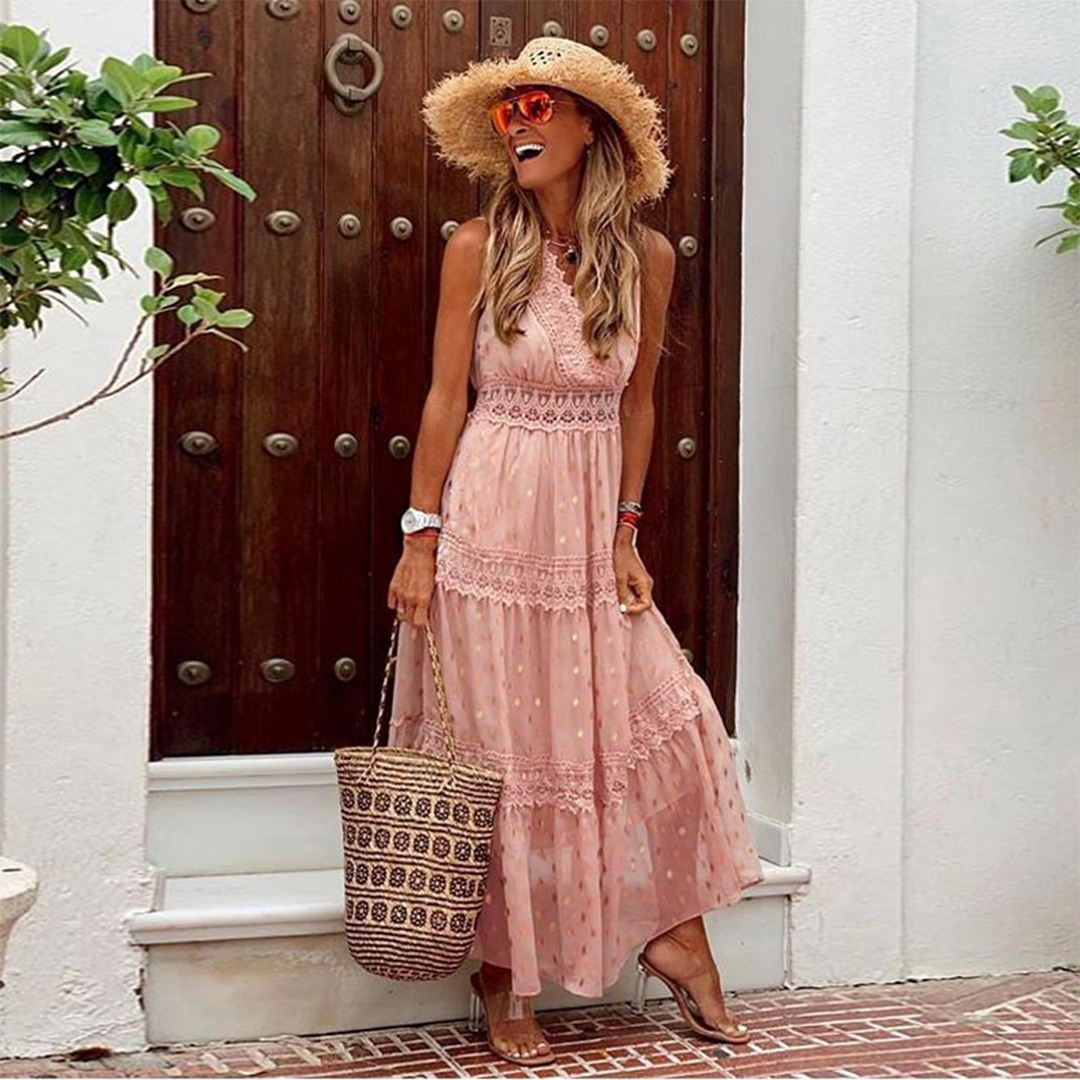 LeRoxy | Maxi Jurk voor Dames | Stijlvolle en Comfortabele Zomerjurk