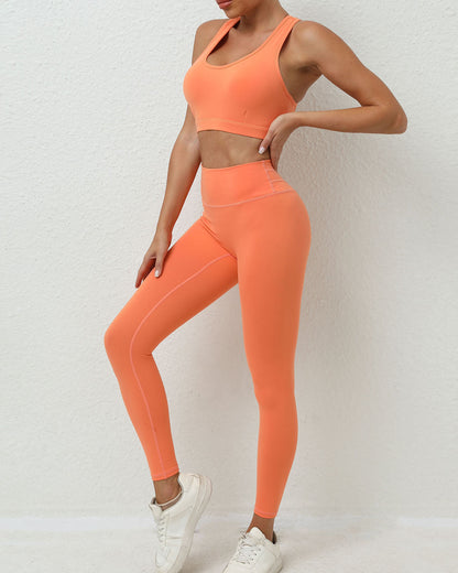 LeRoxy | Sport BH | Oranje | Comfortabele en Steunende Sportbeha voor Dames