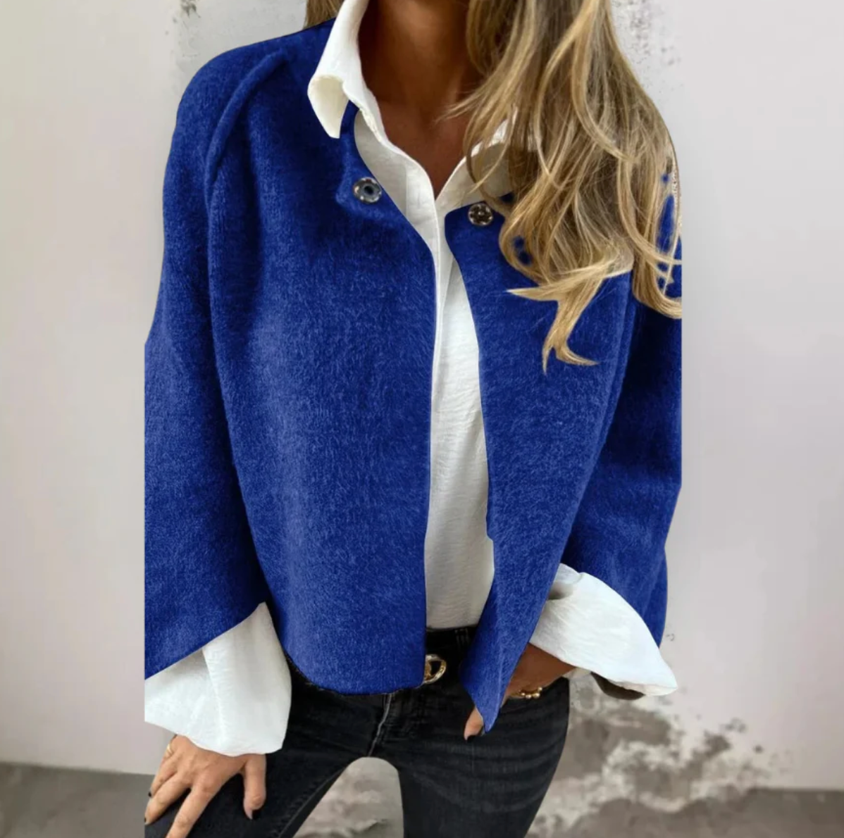 LeRoxy | Oversized Gebreide Cardigan met Knoopsluiting | Comfortabele Dames Vest