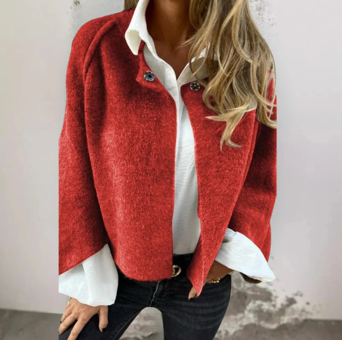LeRoxy | Oversized Gebreide Cardigan met Knoopsluiting | Comfortabele Dames Vest