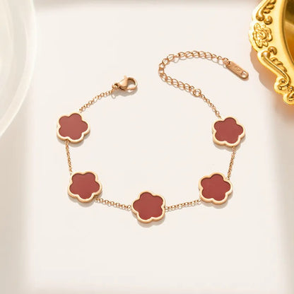 Premium | Zomer | Klaver Armband | Stijlvol, Geluk en Hoop