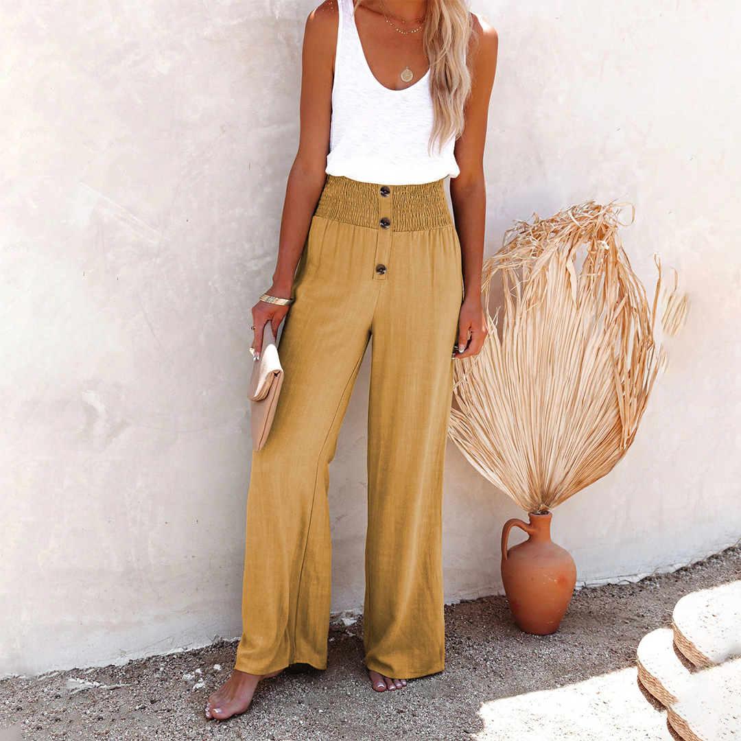 LeRoxy Broek met Hoge Taille – Trendy en Comfortabel voor Elke Gelegenheid