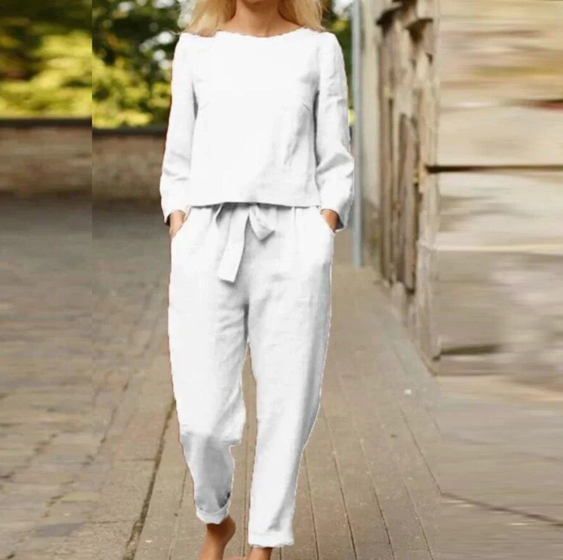LeRoxy | Linnen Zomer Set | Luchtige & Stijlvolle Dames Set voor Warme Dagen