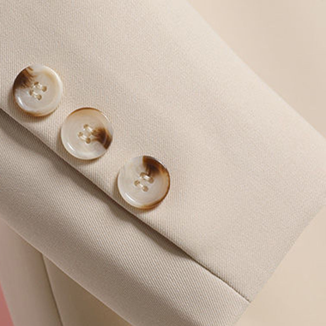 LeRoxy – Elegante lange damesblazer met riem | Stijlvolle en nette pasvorm