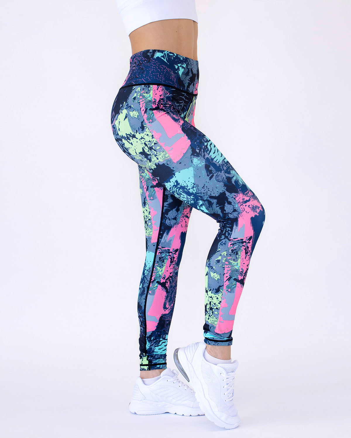 LeRoxy | Abstract Leggings | Kunstzinnige Leggings voor Stijl en Comfort | Mode Accessoires