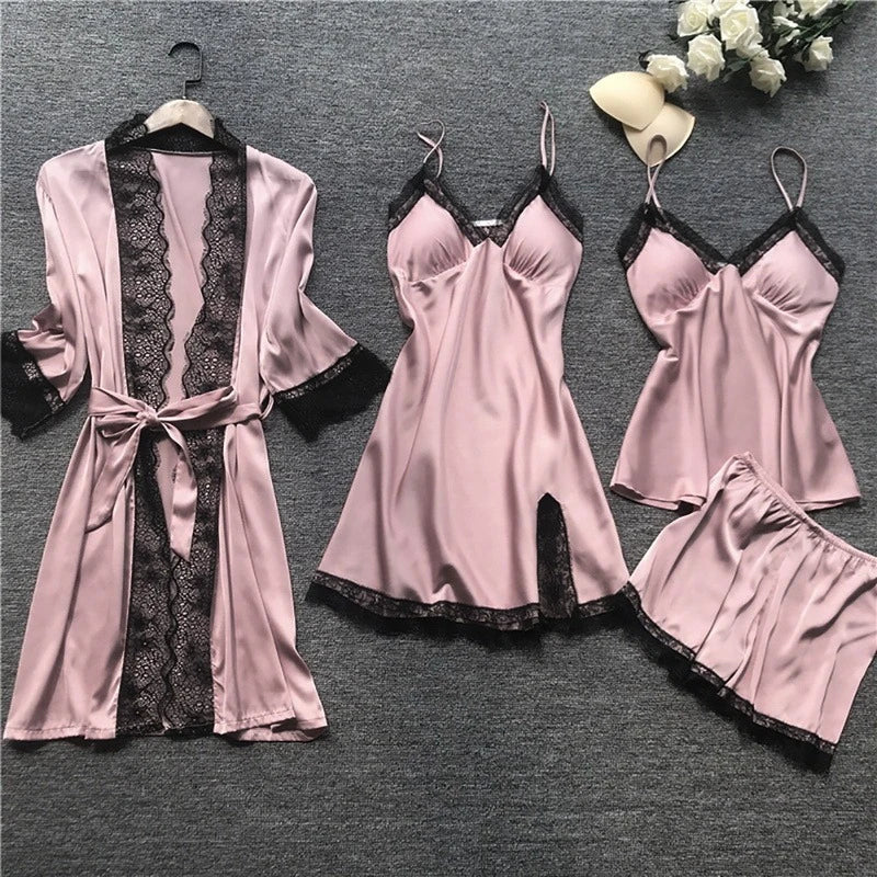 LeRoxy | Dames Pyjama Set van Zachte Katoen | Comfortabele Nachtkleding