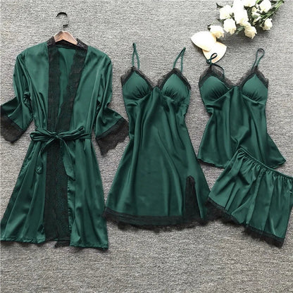 LeRoxy | Dames Pyjama Set van Zachte Katoen | Comfortabele Nachtkleding